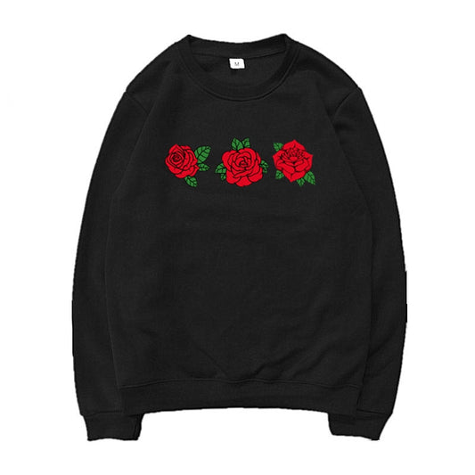 Rose Triple Rose Crewneck