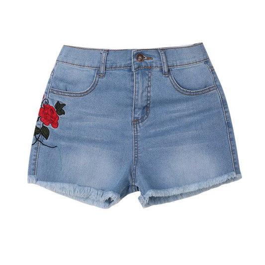 High Wasted Denim Shorts - DeRoseDeluxe